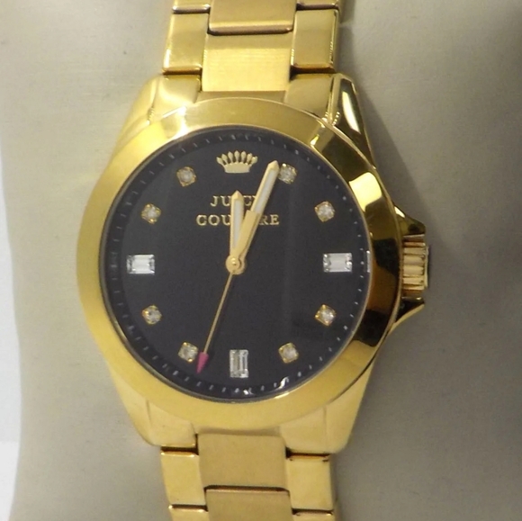 ***SOLD*** Juicy Couture Women's Stella Black Dial Crystal Markers Watch - Picture 2 of 7